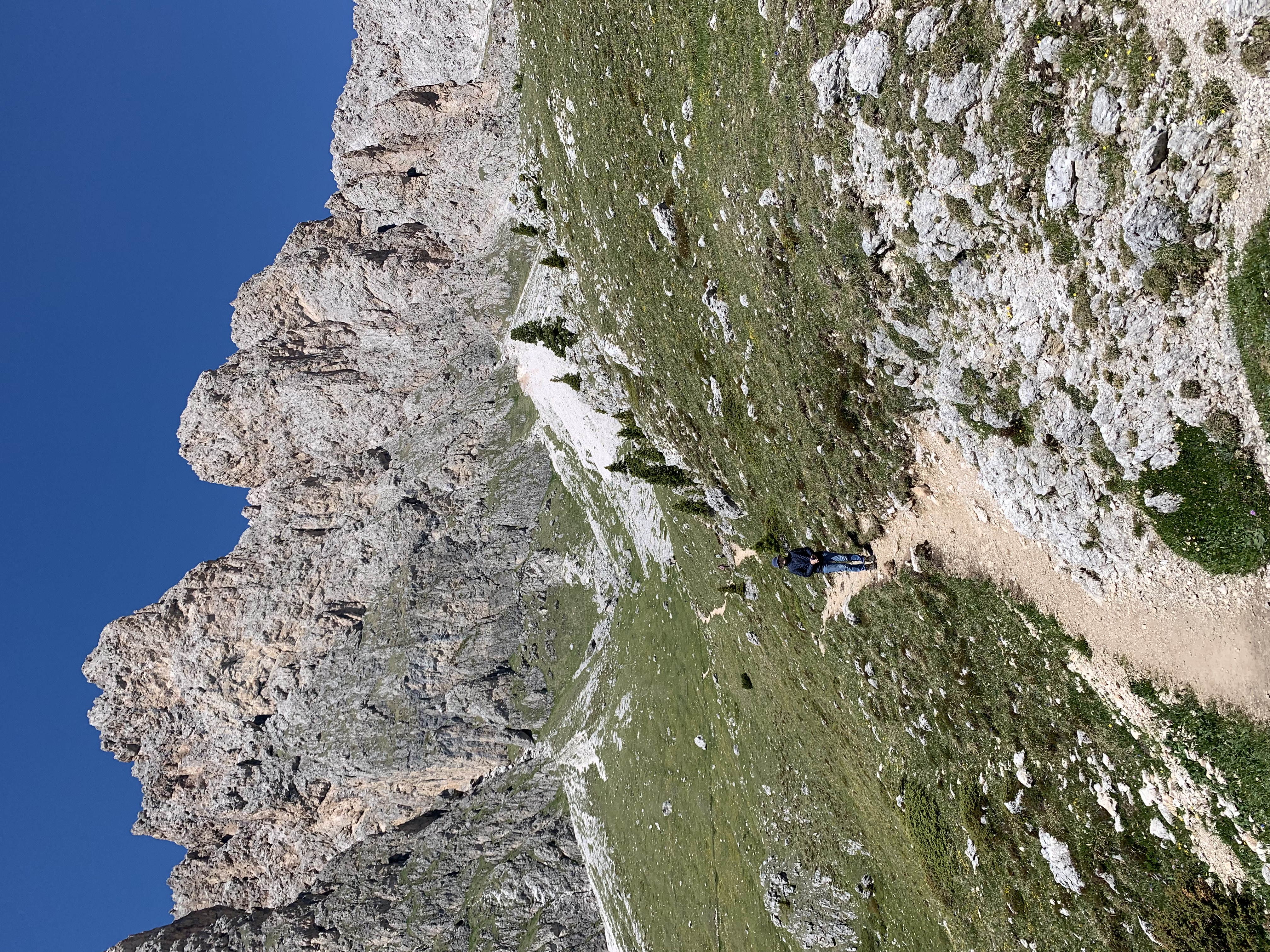 woman standing in the mountains